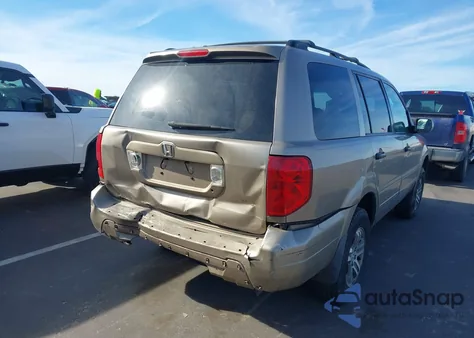 2003 Honda Pilot Ex-L from USA, damaged, VIN 2HKYF18553H545240